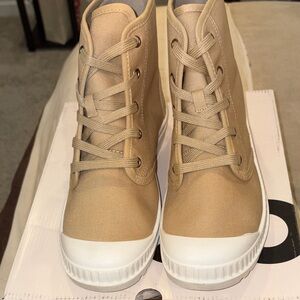 SO Tan Combat & Moto Boots